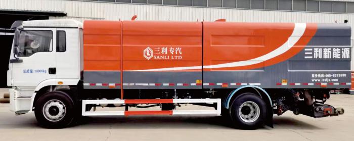 陜汽電動深度清潔車