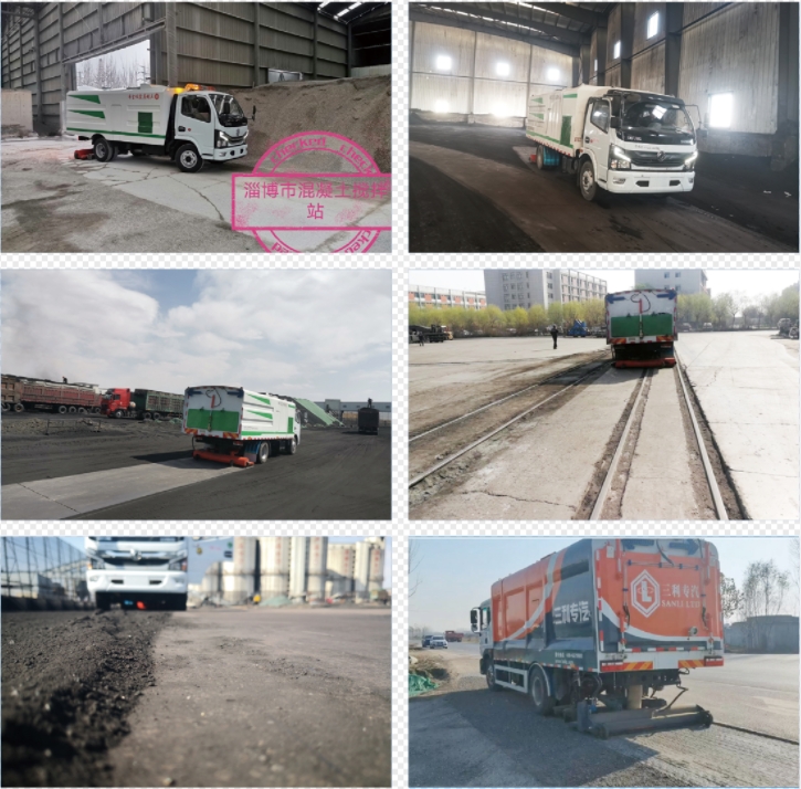 真空吸塵車施工現(xiàn)場